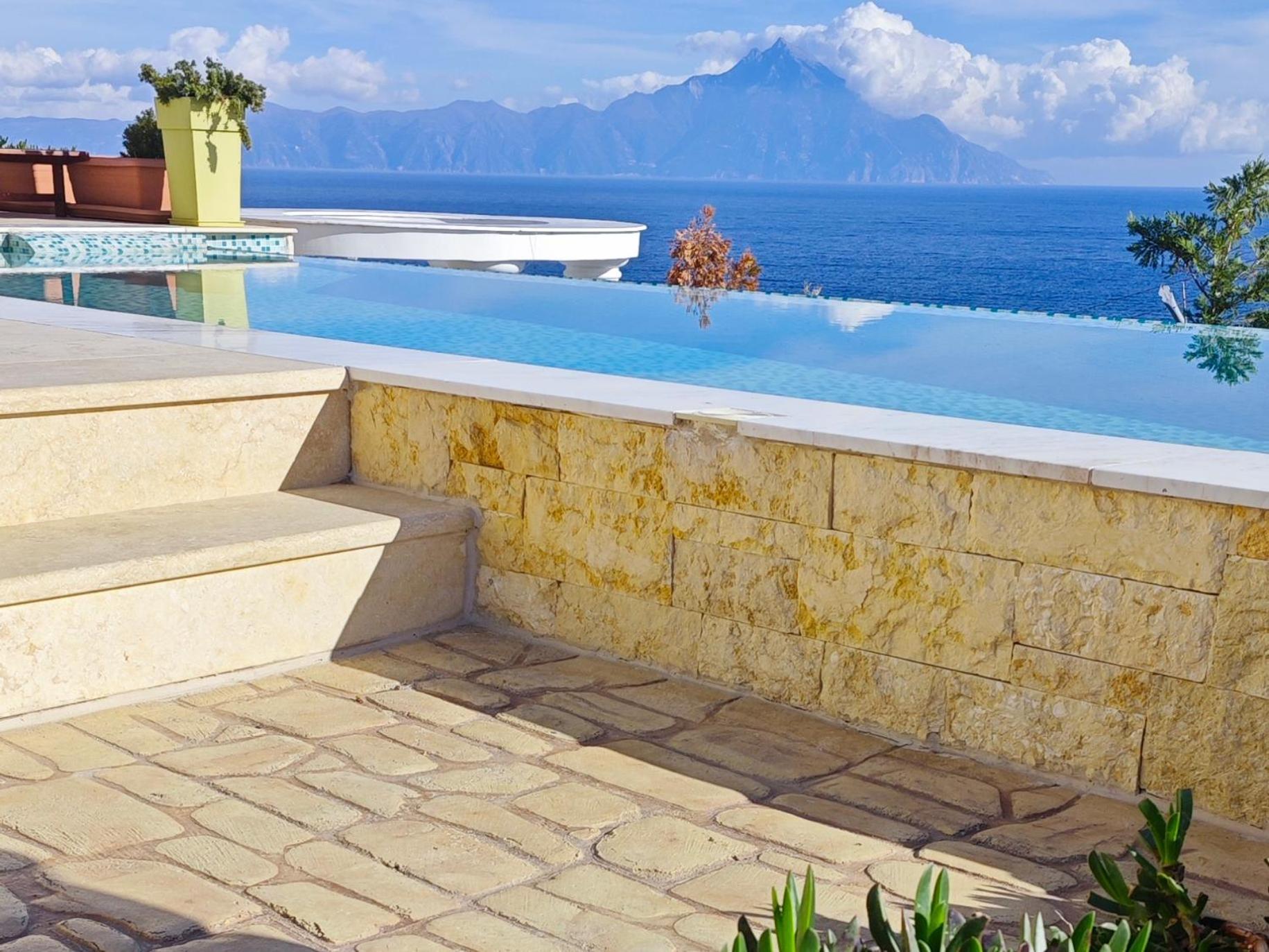 Villa Ulyana Kriaritsi - Athos Sea View&Spa Exterior foto