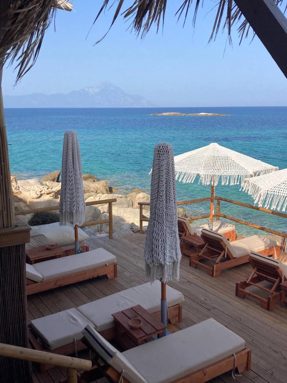 Villa Ulyana Kriaritsi - Athos Sea View&Spa Exterior foto
