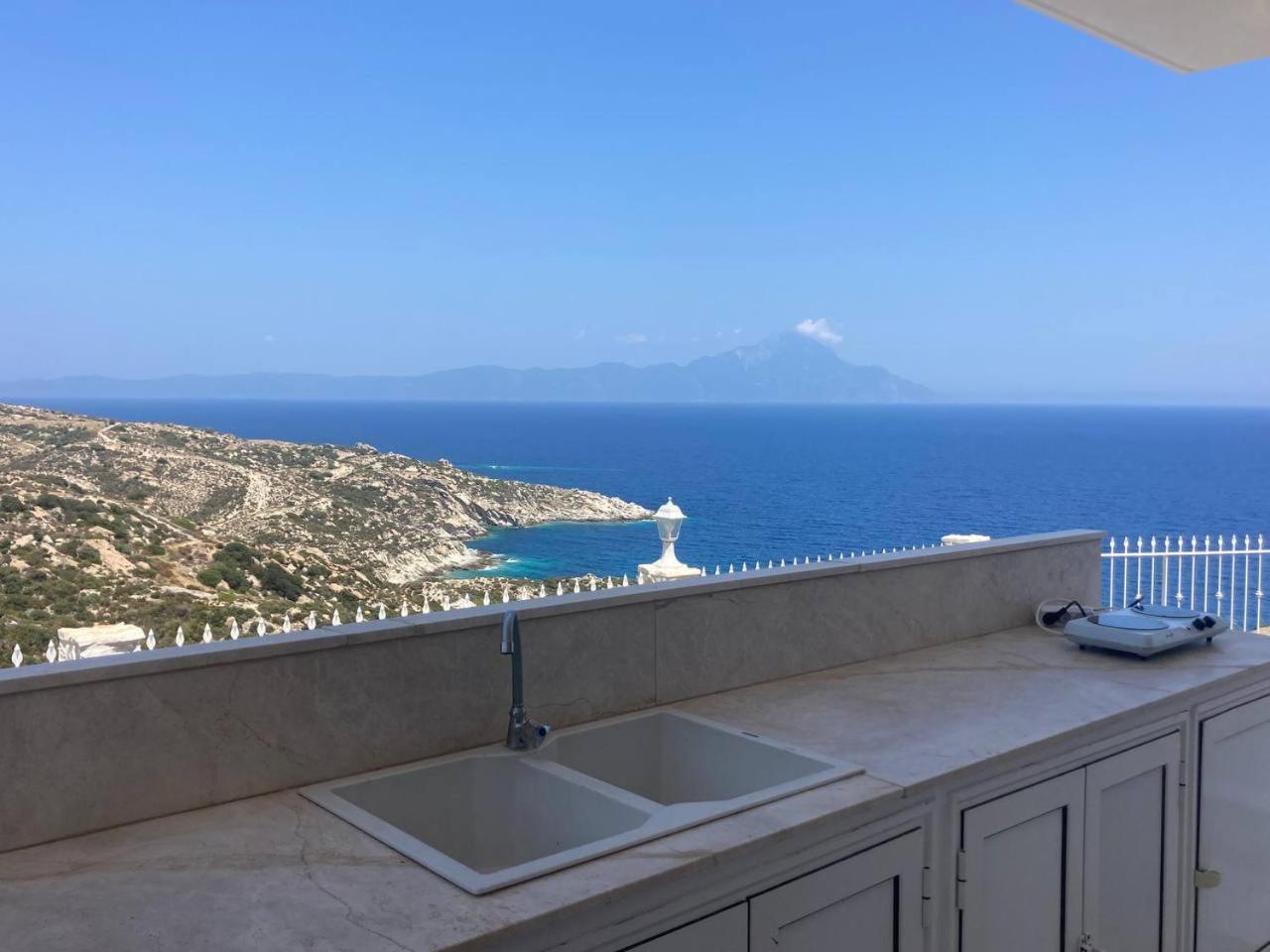 Villa Ulyana Kriaritsi - Athos Sea View&Spa Exterior foto